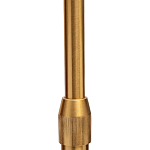 Торшер с мраморным столиком и золотым плафоном Ezio Floor Lamp варинант исполнения - 3 | Loft Concept в Орле