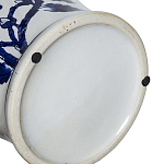 Ваза с крышкой и синим цветочным узором Blue & White Ornament  варинант исполнения - 4 | Loft Concept в Орле
