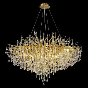 Дизайнерская люстра Freezing Rain Золотистая