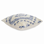 Чехол на подушку с узором в этно-стиле Blue Ikat варинант исполнения - 1 | Loft Concept в Орле