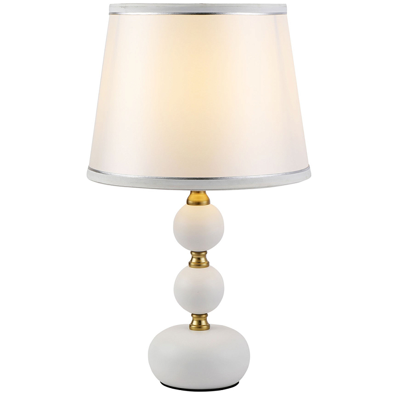 Настольная лампа с абажуром Altera Lampshade White Gold Table Lamp Белый Золотой Настольная лампа с абажуром Altera Lampshade White Gold Table Lamp Белый Золотой в Орле | Loft Concept
