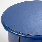 Синяя тумба на фигурных ножках Shelby варинант исполнения - 4 | Loft Concept в Орле