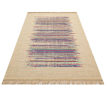 Ковер с геометрическим узором из комбинированного состава Full rhythm варинант исполнения - 3 | Loft Concept в Орле