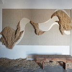 Декор настенный в Эко стиле Малибу wall panel Malibu Abstraction варинант исполнения - 1 | Loft Concept в Орле