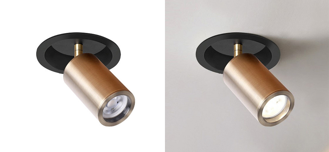 Встраиваемый поворотный спот Modern Spot Brass Встраиваемый поворотный спот Modern Spot Brass - Loft-Concept в Орле