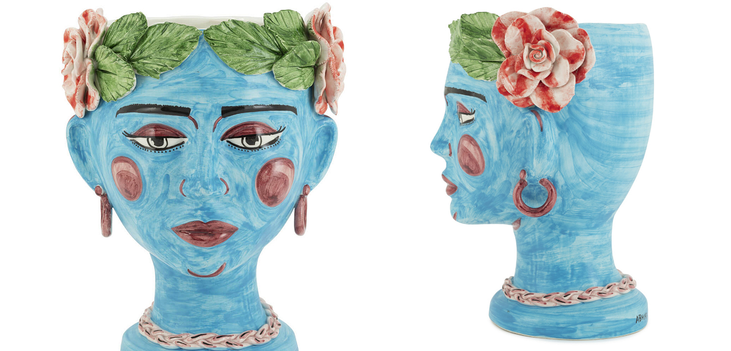 Ваза VASE HEAD SELVA COLOR Light blue Ваза VASE HEAD SELVA COLOR Light blue - Loft-Concept в Орле