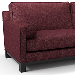 Мебельная ткань Шенилл бордовый цвет 138 см T4-38 варинант исполнения - 6 | Loft Concept в Орле