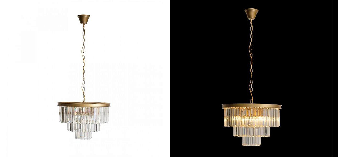 Круглая Люстра RH 1920s Odeon GOLD iron Three Layers Прозрачное Стекло диаметр 50 см Круглая Люстра RH 1920s Odeon GOLD iron Three Layers Прозрачное Стекло диаметр 50 см - Loft-Concept в Орле