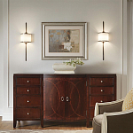 Бра вертикальное с белым полукруглым плафоном и длинным стержнем S Kichler варинант исполнения - 15 | Loft Concept в Орле