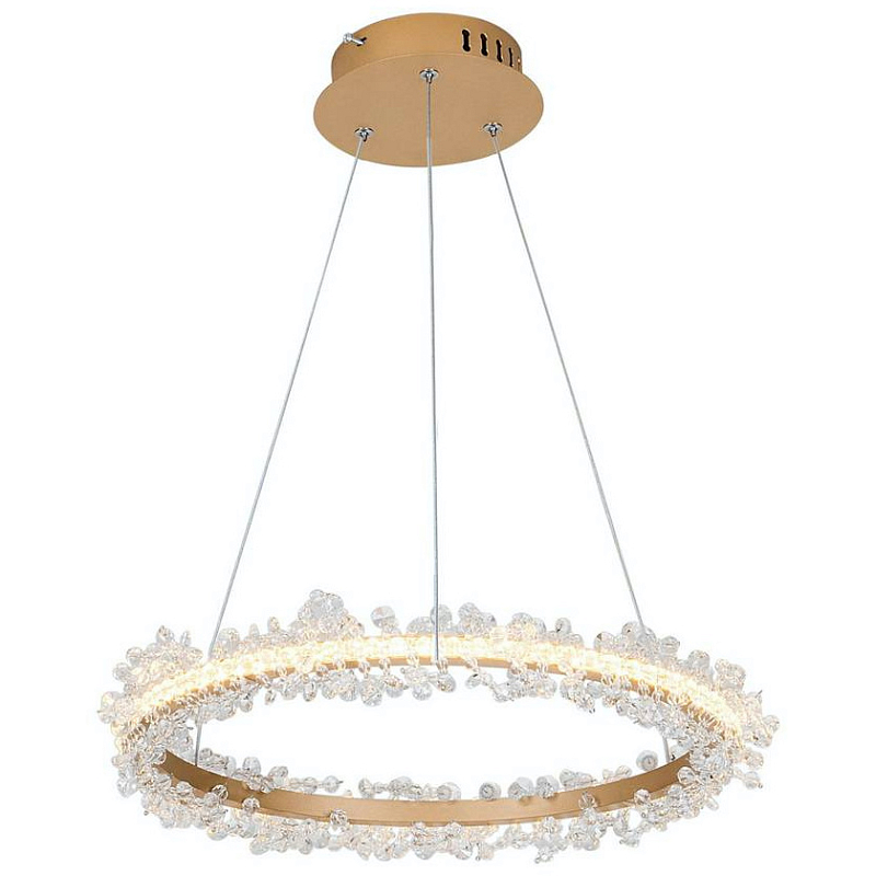 Люстра Shining Rings One Gold Латунь Прозрачный Люстра Shining Rings One Gold Латунь Прозрачный в Орле | Loft Concept