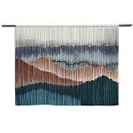 Современное Панно на стену из нитей Mountains at Sunset Горы на Закате  варинант исполнения - 2 | Loft Concept в Орле