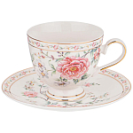 Чайный сервиз из фарфора на 6 персон 14 предметов Flower Porcelain Collection варинант исполнения - 2 | Loft Concept в Орле