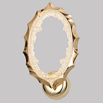 Бра овальное светодиодное с золотистым каркасом Ring of Fire варинант исполнения - 1 | Loft Concept в Орле