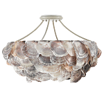 Потолочный светильник с каскадным абажуром из ракушек Sea Ravens варинант исполнения - 3 | Loft Concept в Орле