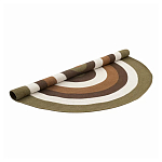 Ковер круглый из хлопка с контрастным узором Bullseye 150 варинант исполнения - 2 | Loft Concept в Орле