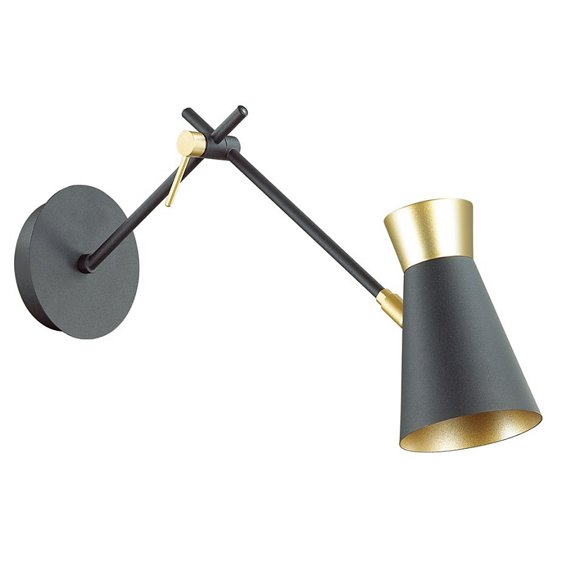 Бра Gold Secret Sconces Золотой Черный Бра Gold Secret Sconces Золотой Черный в Орле | Loft Concept