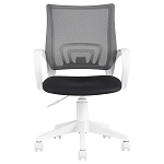 Офисное кресло с основанием из белого пластика Desk chairs Black варинант исполнения - 2 | Loft Concept в Орле