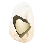 Бра овальное из стекла с золотым элементом Flow Texture  варинант исполнения - 4 | Loft Concept в Орле