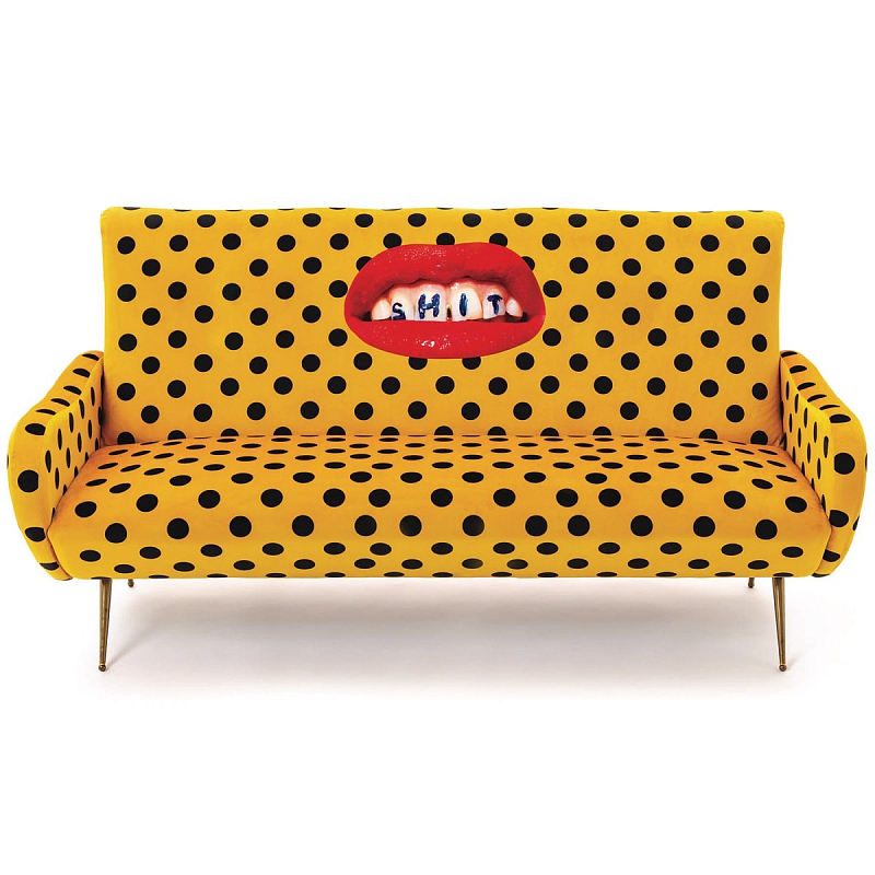 Диван Seletti Sofa Three Seater Shit Желтый Диван Seletti Sofa Three Seater Shit Желтый в Орле | Loft Concept