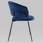 Стул в велюре синего цвета Horizon варинант исполнения - 2 | Loft Concept в Орле