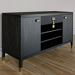 Комод-буфет Elsa Dreams Black с открытыми полками   варинант исполнения - 2 | Loft Concept в Орле