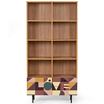 Широкий стеллаж с принтом Elise Rack варинант исполнения - 6 | Loft Concept в Орле