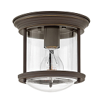 Потолочный светильник для ванных комнат со стеклянным плафоном и одной лампой Hinkley варинант исполнения - 8 | Loft Concept в Орле