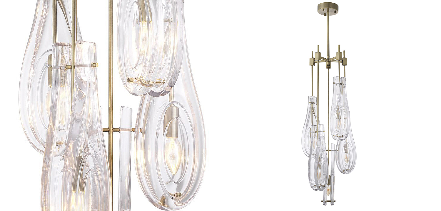 Люстра Eichholtz Chandelier Bellano L Brass Люстра Eichholtz Chandelier Bellano L Brass - Loft-Concept в Орле