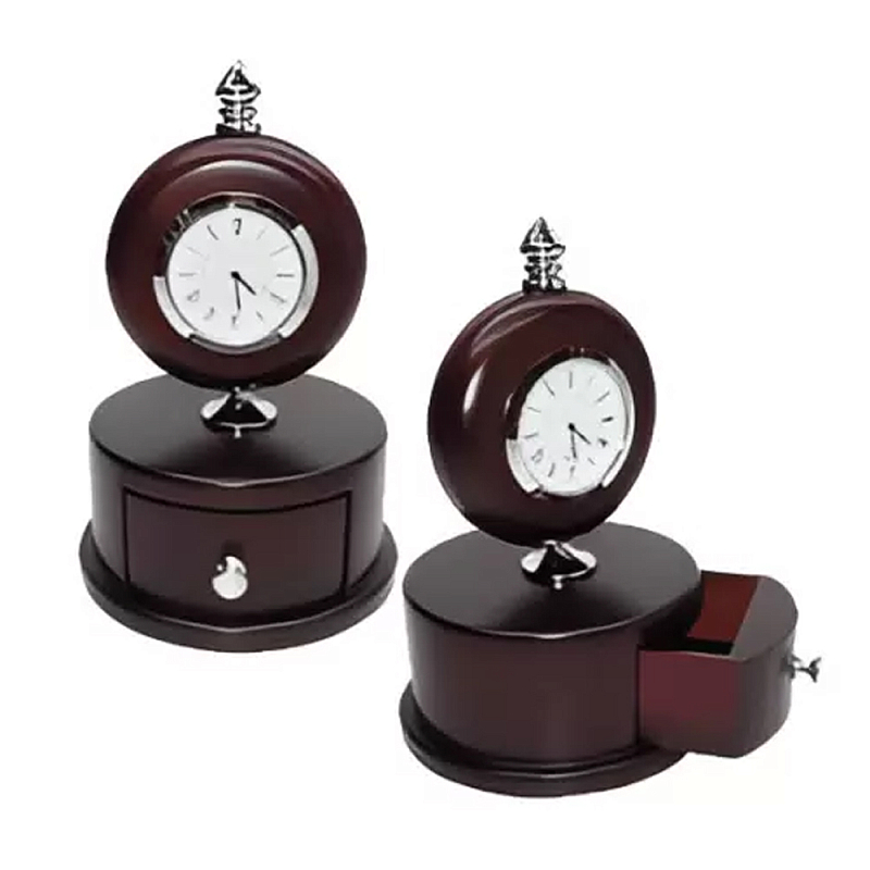 Часы настольные интерьерные Time Forward Коричневый Часы настольные интерьерные Time Forward Коричневый в Орле | Loft Concept