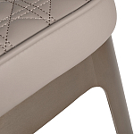 Стул барный светло-серый из экокожи Spectacular High Bar Stool варинант исполнения - 5 | Loft Concept в Орле