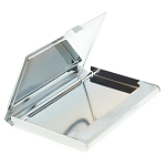 Визитница карманная металлическая с накладкой из натурального камня Серафинит Stone Business Card Holders  варинант исполнения - 3 | Loft Concept в Орле