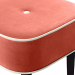 Квадратный мягкий пуф на черных ножках Winton Pouf Square варинант исполнения - 16 | Loft Concept в Орле