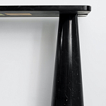 Консоль чёрная на 2-х конусообразных ножках Eros варинант исполнения - 3 | Loft Concept в Орле