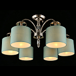 Люстра потолочная Nikoletta с бирюзовым плафоном варинант исполнения - 1 | Loft Concept в Орле