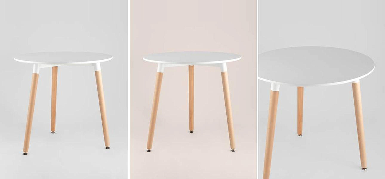 Стол обеденный Hoffman Collection круглый три ножки Стол обеденный Hoffman Collection круглый три ножки - Loft-Concept в Орле