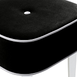 Квадратный мягкий пуф на белых ножках Winton Pouf Square варинант исполнения - 10 | Loft Concept в Орле