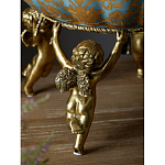 Чаша с орнаментом на бронзовых ножках в виде ангелов Eden Garden варинант исполнения - 7 | Loft Concept в Орле