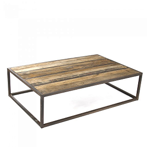 Журнальный стол Industrial Metal Rust Liesbeth Coffee Table