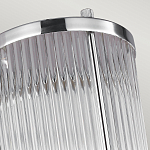 Бра для ванных комнат с прозрачным рифленым цилиндрическим плафоном на прямоугольном зеркальном основании Feiss варинант исполнения - 3 | Loft Concept в Орле