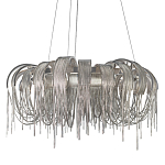 Люстра круглая подвесная с металлическими дугами и длинными цепочками 80 см Atlantis Chain варинант исполнения - 1 | Loft Concept в Орле