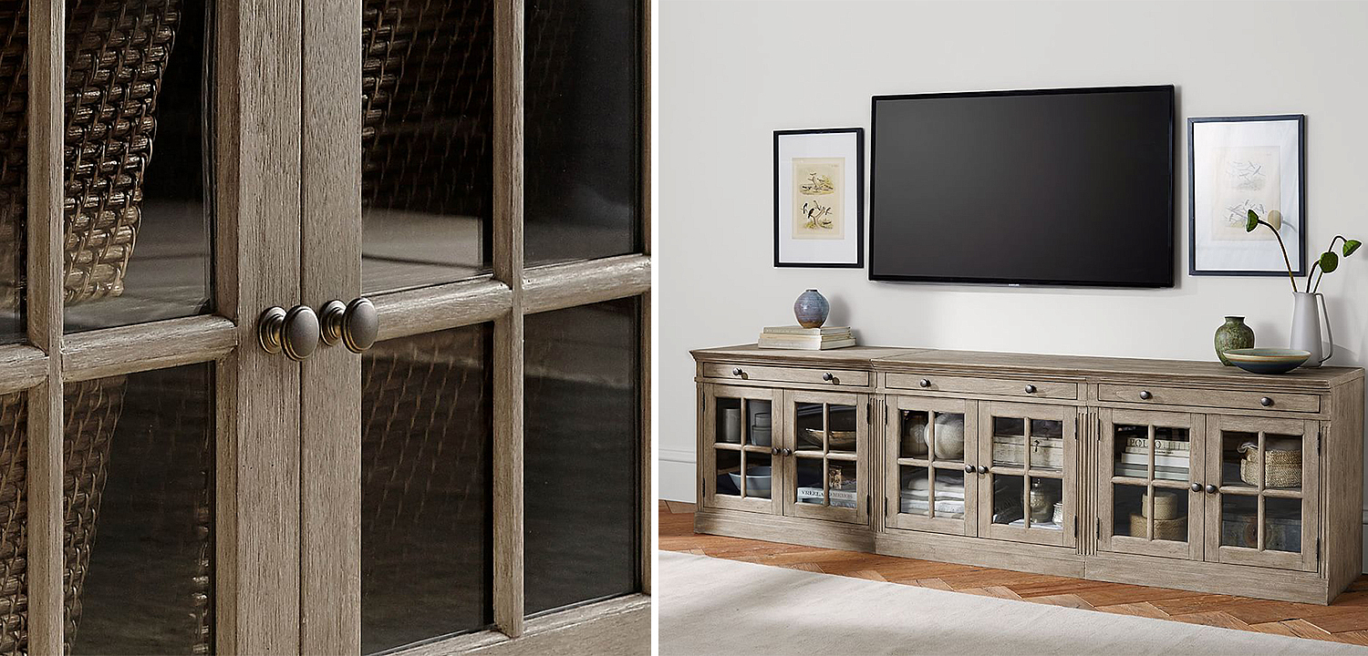 Комод длинный Benjamin Glass Doors long Комод длинный Benjamin Glass Doors long - Loft-Concept в Орле