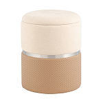 Пуф Mauldine с ящиком бежевый с экокожей варинант исполнения - 1 | Loft Concept в Орле