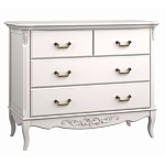Комод белый из массива бука в стиле прованс White Provence варинант исполнения - 2 | Loft Concept в Орле
