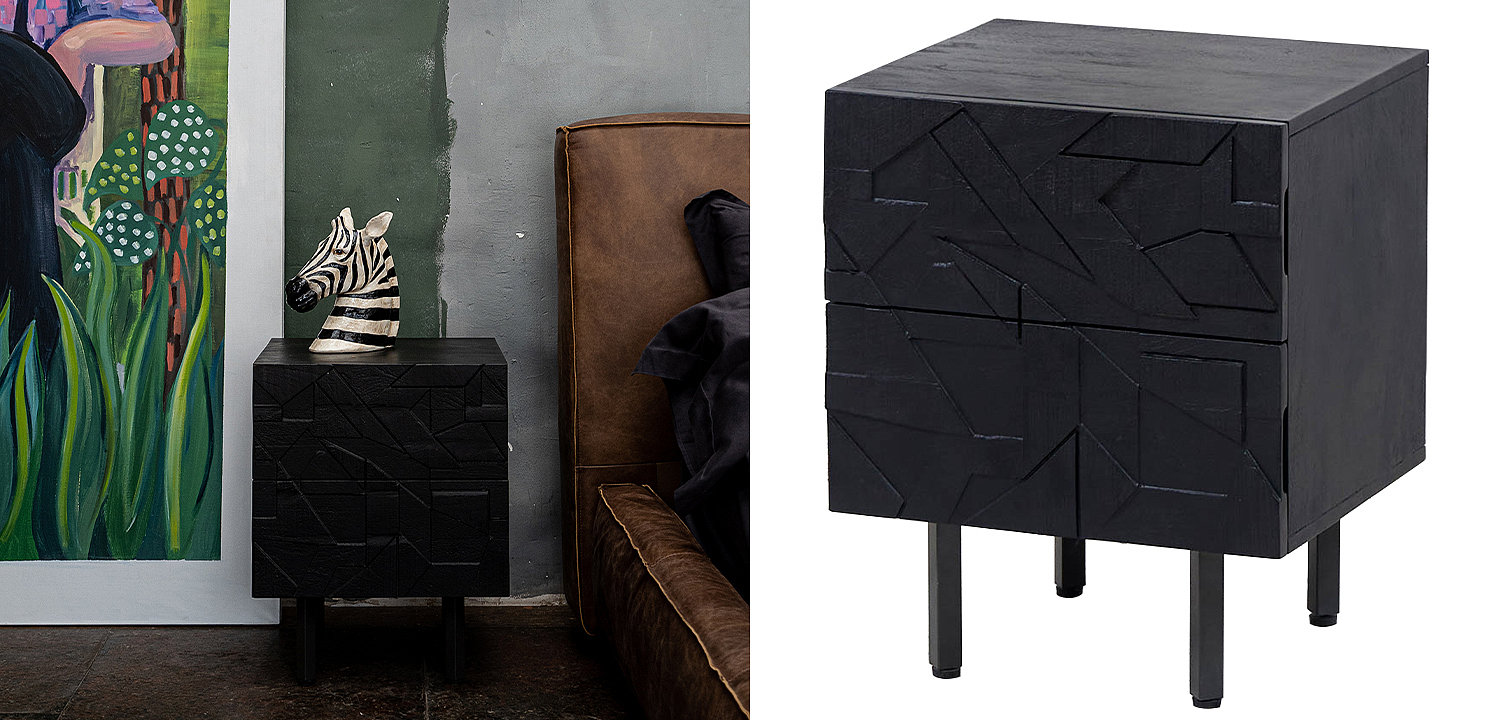 Тумба Polygonal Ornament Nightstand Тумба Polygonal Ornament Nightstand - Loft-Concept в Орле