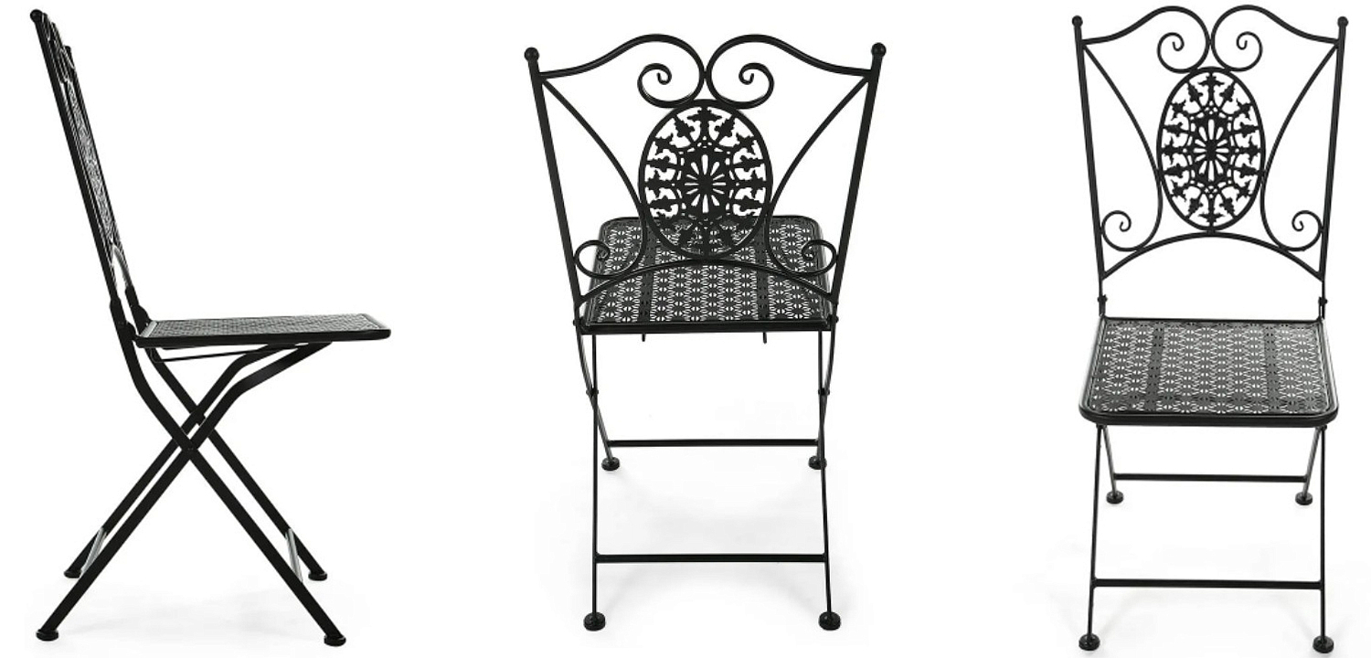 Стул Forged Patterns Eline Black Стул Forged Patterns Eline Black - Loft-Concept в Орле