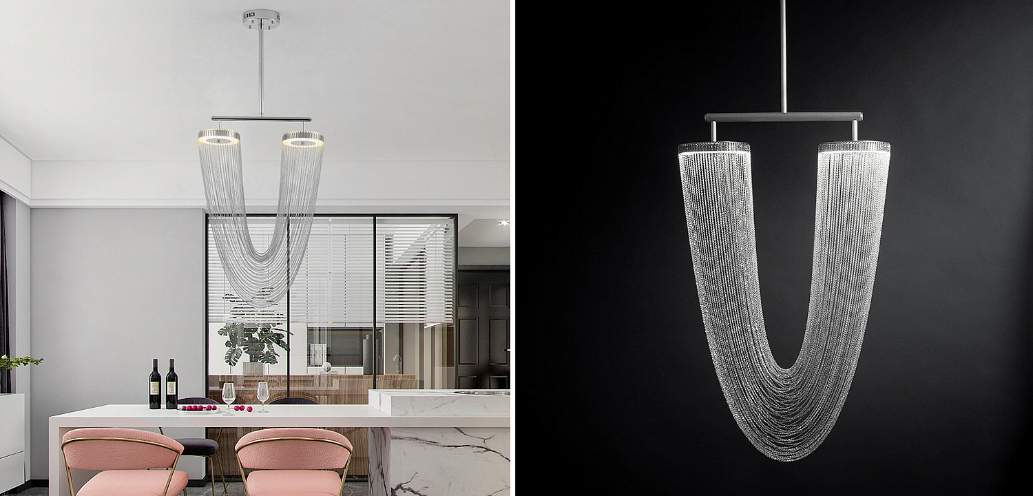 Люстра Otero Silver Larose Guyon Люстра Otero Silver Larose Guyon - Loft-Concept в Орле