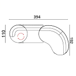 Модульный диван Calypso с кушеткой варинант исполнения - 6 | Loft Concept в Орле