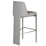 Стул барный серый с обивкой из экокожи Special Support варинант исполнения - 2 | Loft Concept в Орле