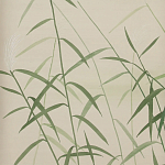 Обои ручная роспись Wild Grasses Special Colourway on Bleached Silver slub silk варинант исполнения - 1 | Loft Concept в Орле