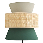 Бра с плетеным декором Bonnie Wicker Green Wall Lamp варинант исполнения - 1 | Loft Concept в Орле